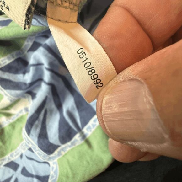 Cooke Street Mens Aloha Short Sleeve Button Up Hawaiian Shirt Blue Green Size XL - Picture 5 of 8